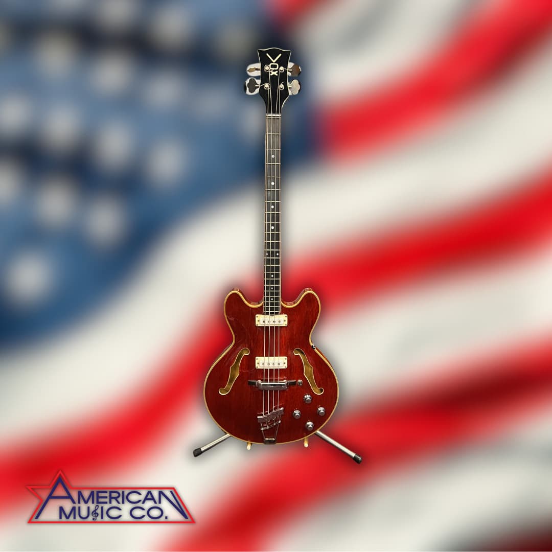 Vintage 60's Vox Cougar Hollow body Bass Guitar