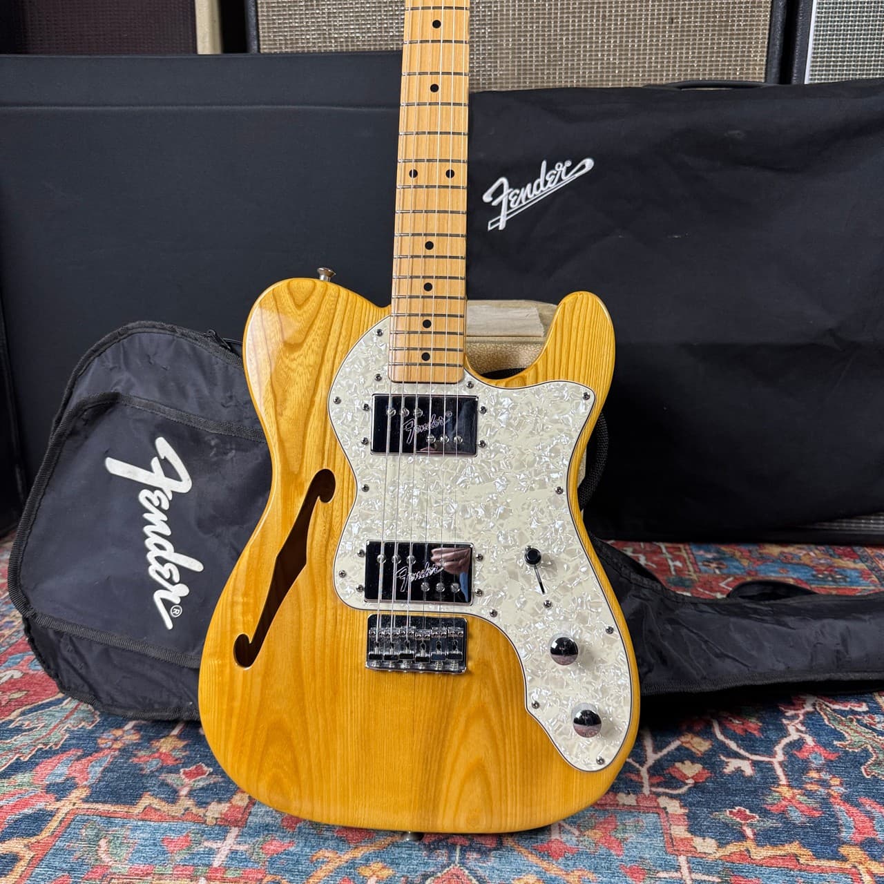 1972 Fender Telecaster Thinline Reissue Model TN72-85 MIJ Fujigen - 1991