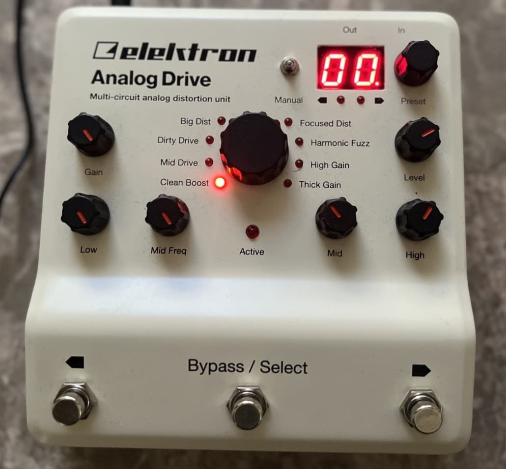Elektron Analog Drive Multi Effects Distortion guitar pedal FX processor