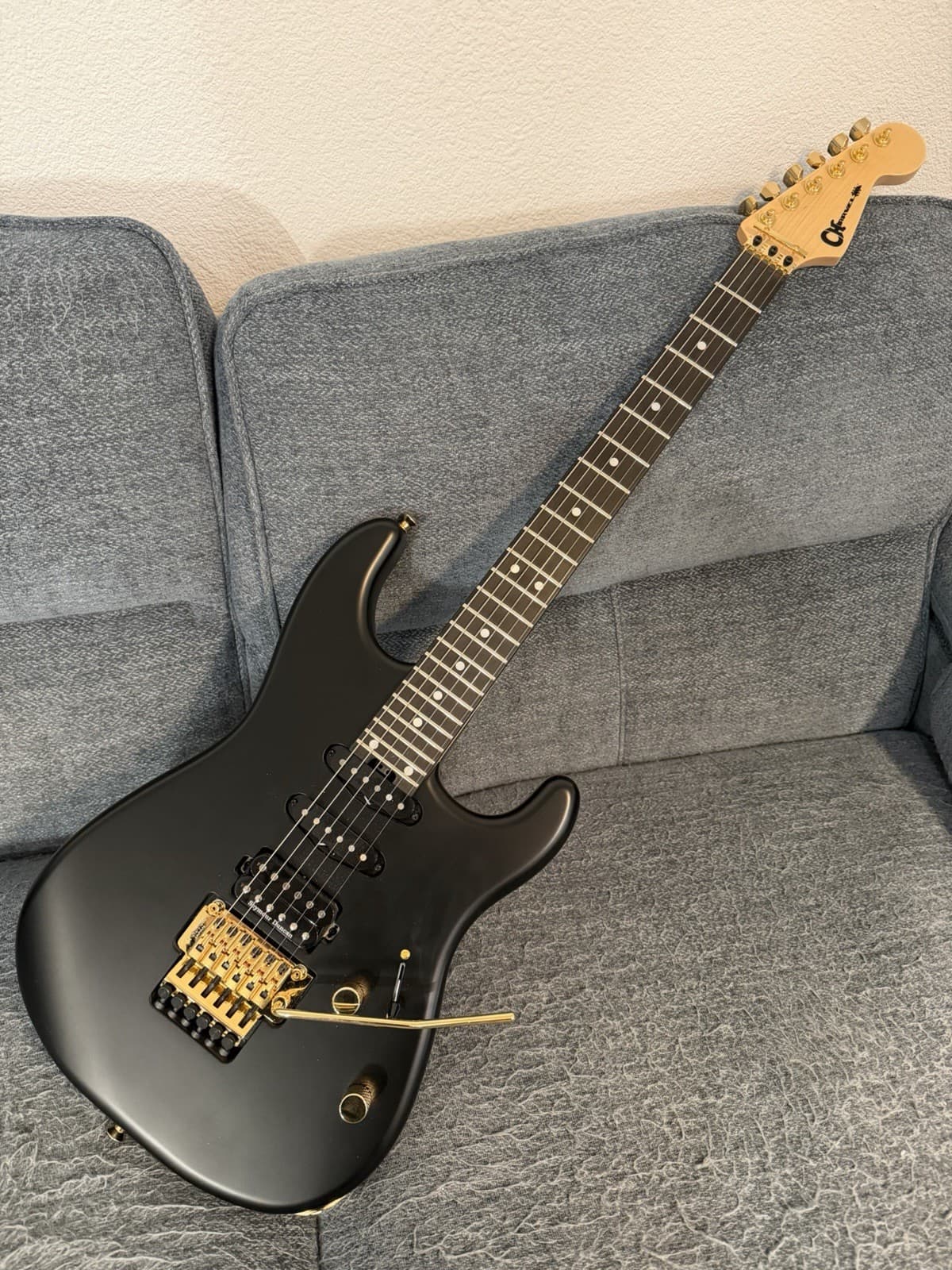 Charvel MJ San Dimas Style 1 HSS FR E Electric Guitar Satin Black