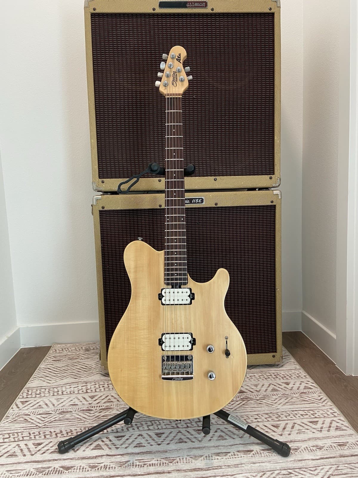 Sterling by Music Man AX20 Electric Guitar Natural