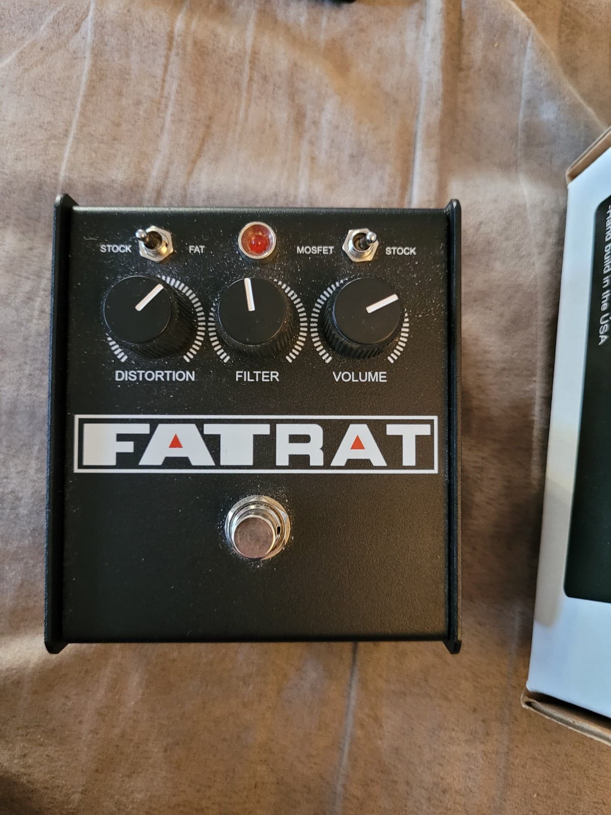 Pro Co Fat Rat distortion guitar effect pedal proco fatrat