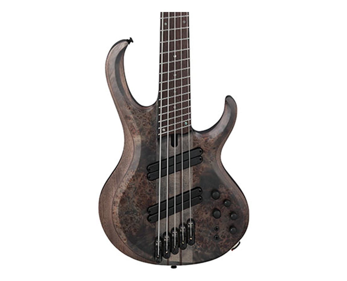 Used Ibanez BTB805MSTGF BTB 5-String Multiscale Bass - Transparent Gray Flat