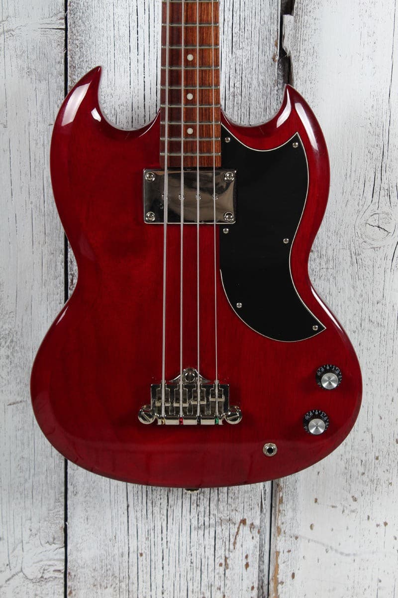 Epiphone EB-0 Short Scale Bass 4 String Electric Bass Guitar Cherry Finish