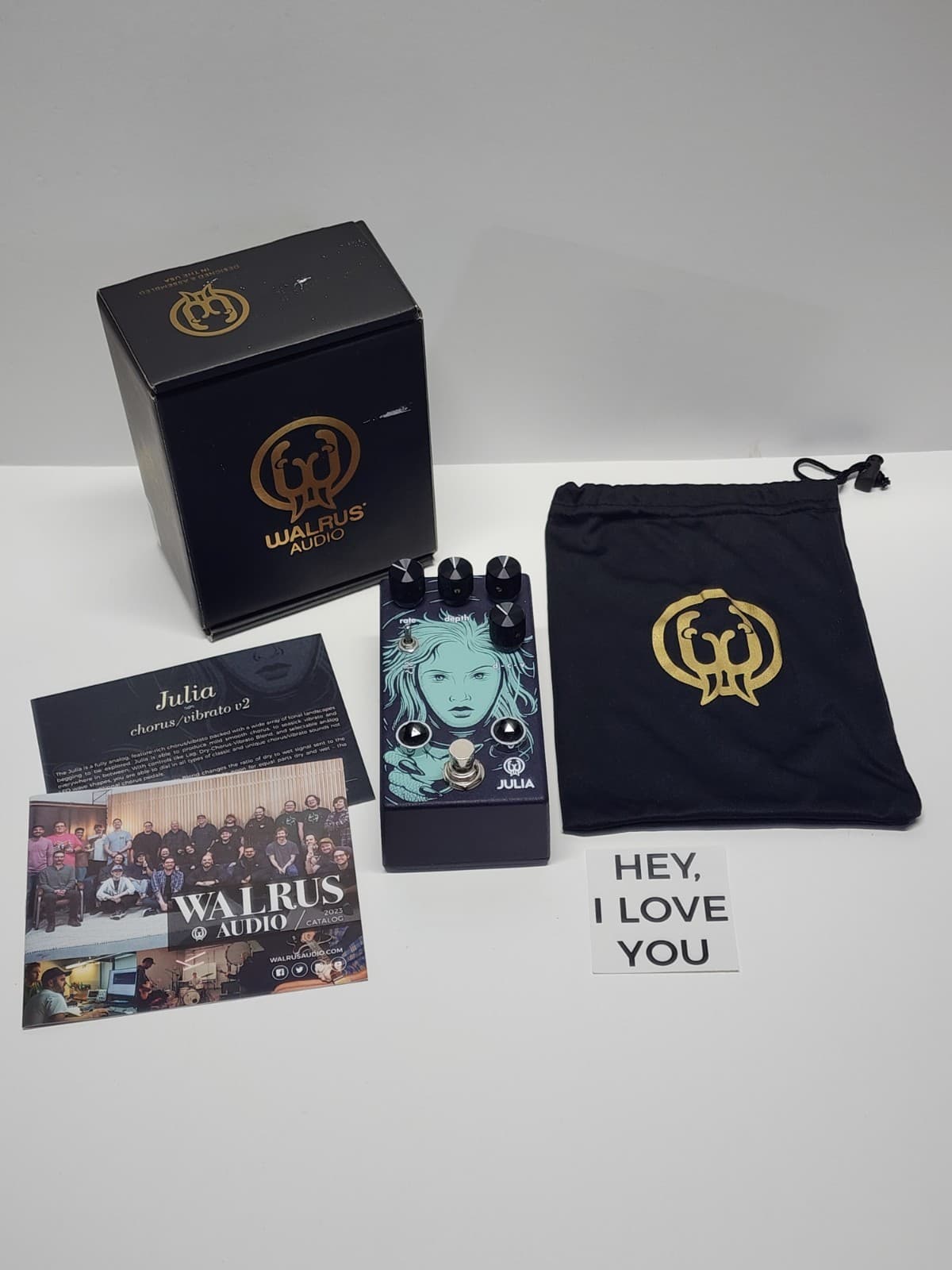 Used Walrus Audio Julia V2 Analog Chorus & Vibrato Guitar Effects Pedal with box