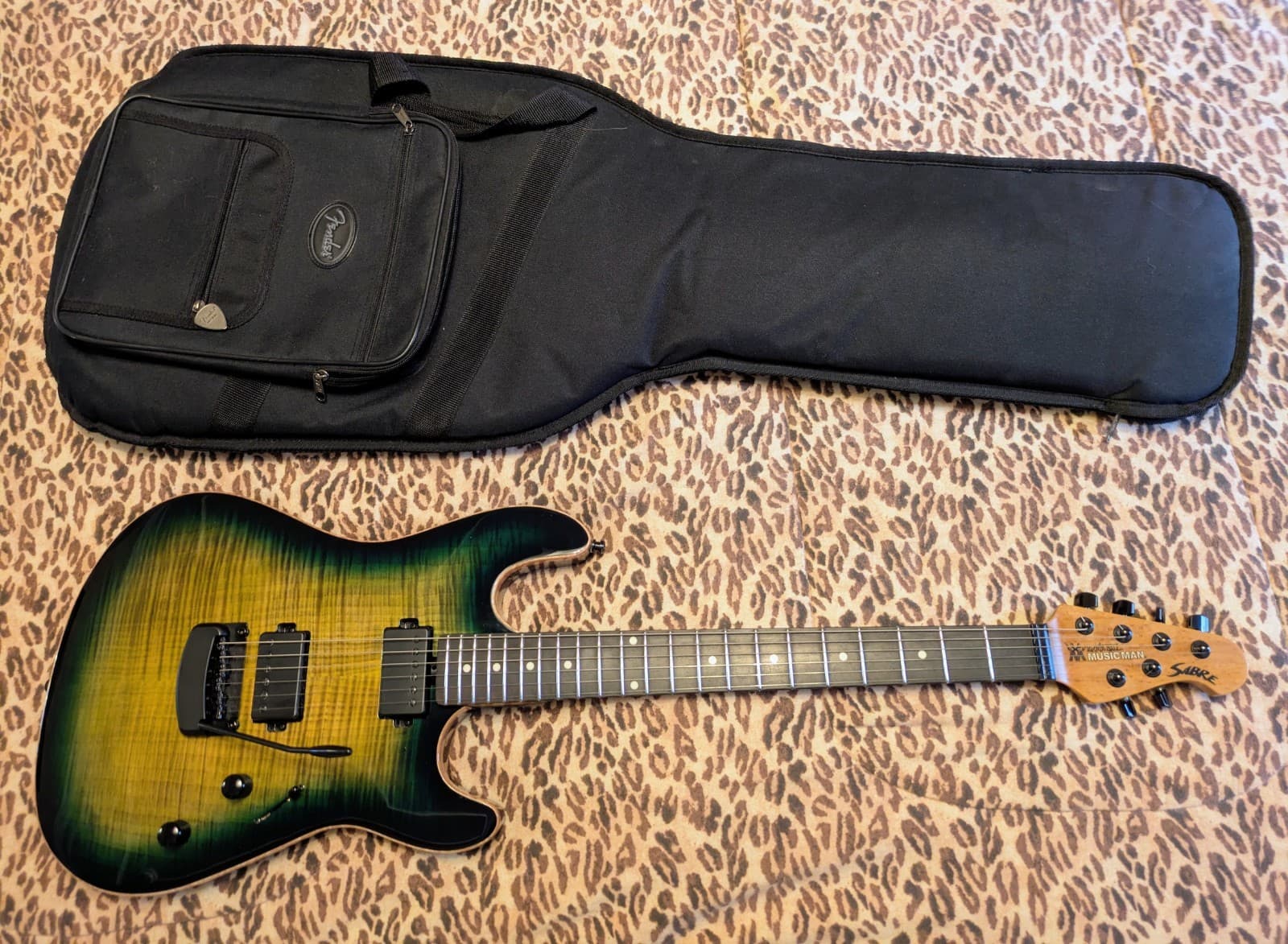 Ernie Ball Music Man Sabre Electric Guitar in Gator Burst