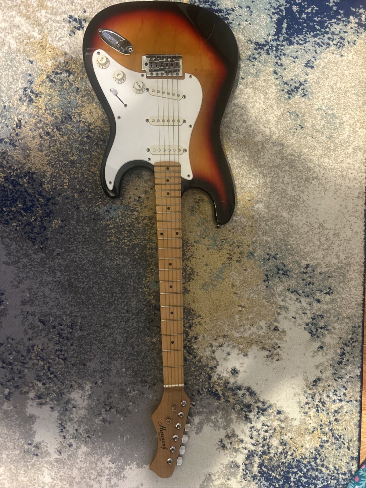 Harmony Sunburst Electric Guitar