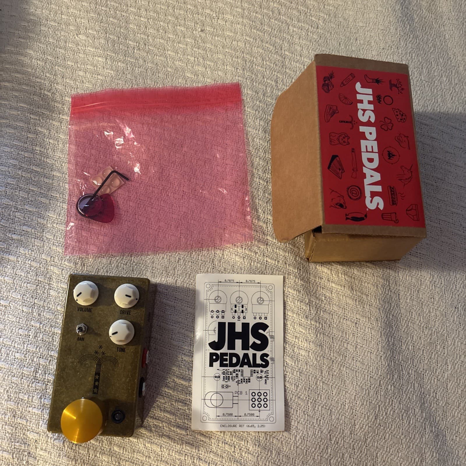 JHS Morning Glory V4 Transparent Overdrive Guitar Pedal