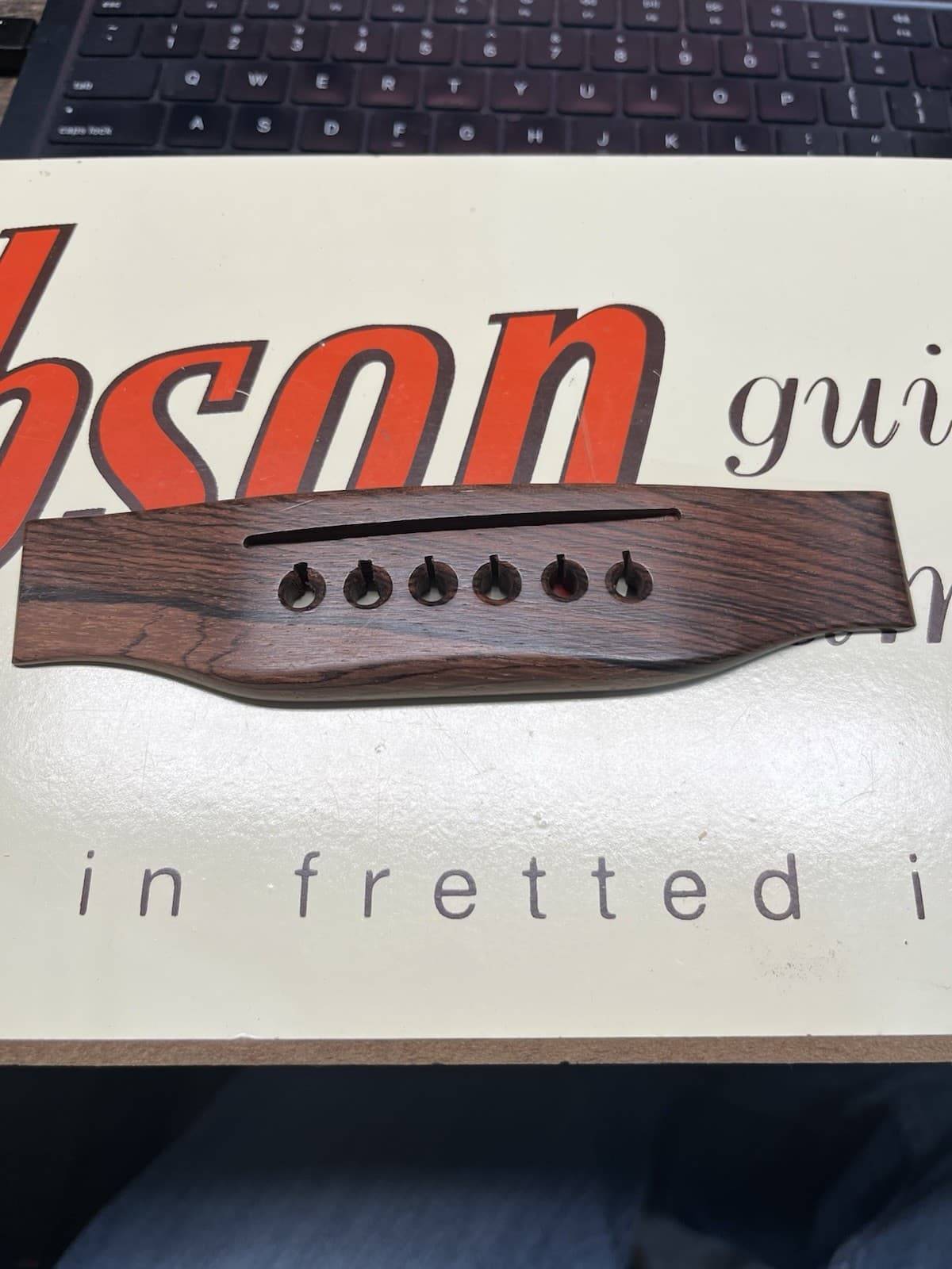 Vintage 1990’s Gibson Acoustic Guitar Bridge