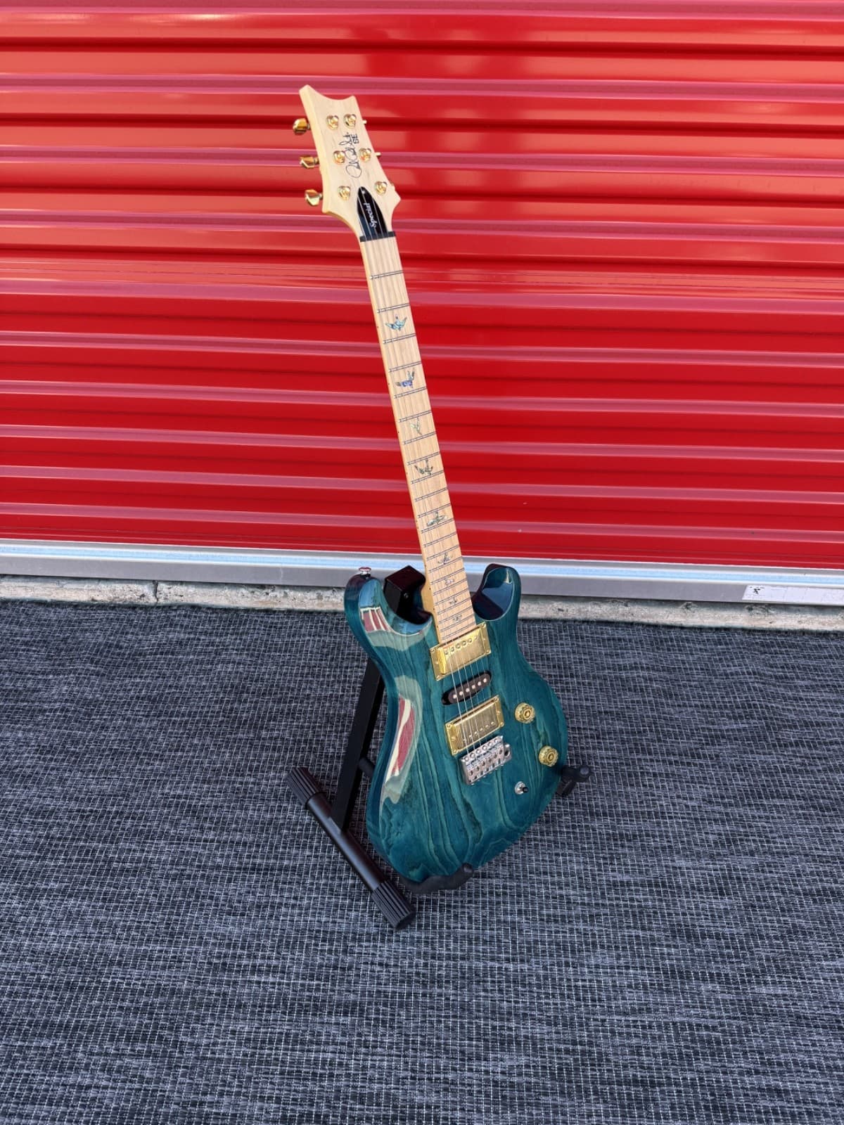 PRS SE Swamp Ash Special Iri Blue w/ Seymour Duncan JB/Jazz + Locking Tuners + O