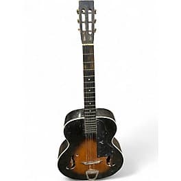 Vintage 1930s Kay ACOUSTIC GUITAR 2 Color Sunburst Acoustic Guitar