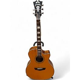 D'Angelico Premier Gramercy Natural Acoustic Electric Guitar