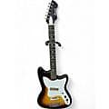 Vintage 1970s Harmony Electric Guitar 2 Tone Sunburst Solid Body Electric Guitar