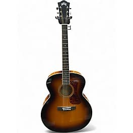 Guild f250e Vintage Sunburst Acoustic Electric Guitar