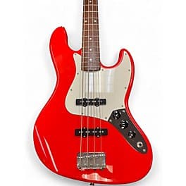 Squier Affinity Jazz Bass Red Electric Bass Guitar
