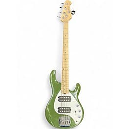 Sterling by Music Man Ray5 5 String OLIVE GREEN Electric Bass Guitar