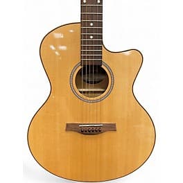 Seagull PERFORMER CW MINI JUMBO Natural Acoustic Electric Guitar