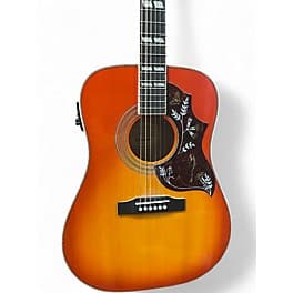 Epiphone Hummingbird Pro Faded Cherry Acoustic Electric Guitar