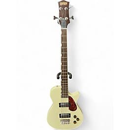 Gretsch Guitars Streamliner Jet Club Bass Vintage White Electric Bass Guitar