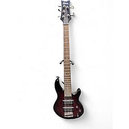 Schecter Guitar Research Raiden Special 5 String Trans Red Electric Bass Guitar