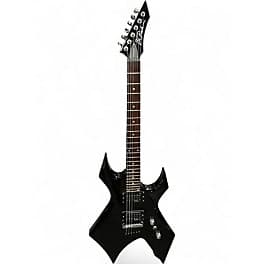 B.C. Rich Warlock Black Solid Body Electric Guitar