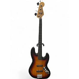 Squier Vintage Modified Fretless Jazz Bass 3 Color Sunburst Electric Bass Guitar