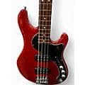 Fender American Deluxe Dimension Bass IV Trans Red Electric Bass Guitar