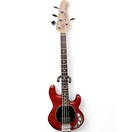 Sterling by Music Man STING RAY Fiesta Red Electric Bass Guitar