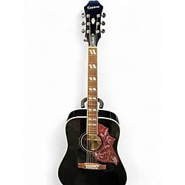 Epiphone Hummingbird Studio Black Acoustic Electric Guitar