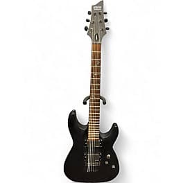 Schecter Guitar Research Damien 6 Black Solid Body Electric Guitar