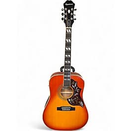 Epiphone Hummingbird Pro 2 Color Sunburst Acoustic Electric Guitar