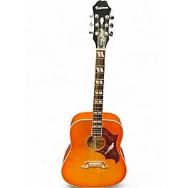 Epiphone DOVE STUDIO Vintage Sunburst Acoustic Electric Guitar