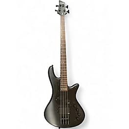 Schecter Guitar Research Stiletto Stealth 4 Satin Black Electric Bass Guitar