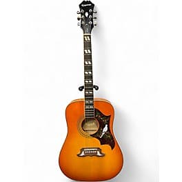 Epiphone Dove Pro VINTAGE BURST Acoustic Electric Guitar