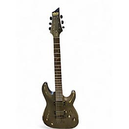Schecter Guitar Research Damien 6 Black Solid Body Electric Guitar