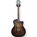 D'Angelico Premier Gramercy CS AGED TRANS BLACK Acoustic Electric Guitar