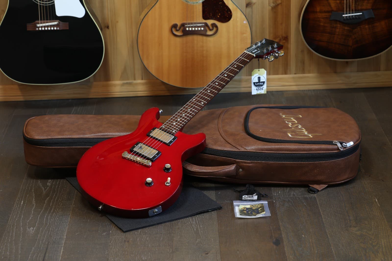 1998 Gibson Les Paul Special Studio Double Cut Electric Guitar Cherry Red + GB