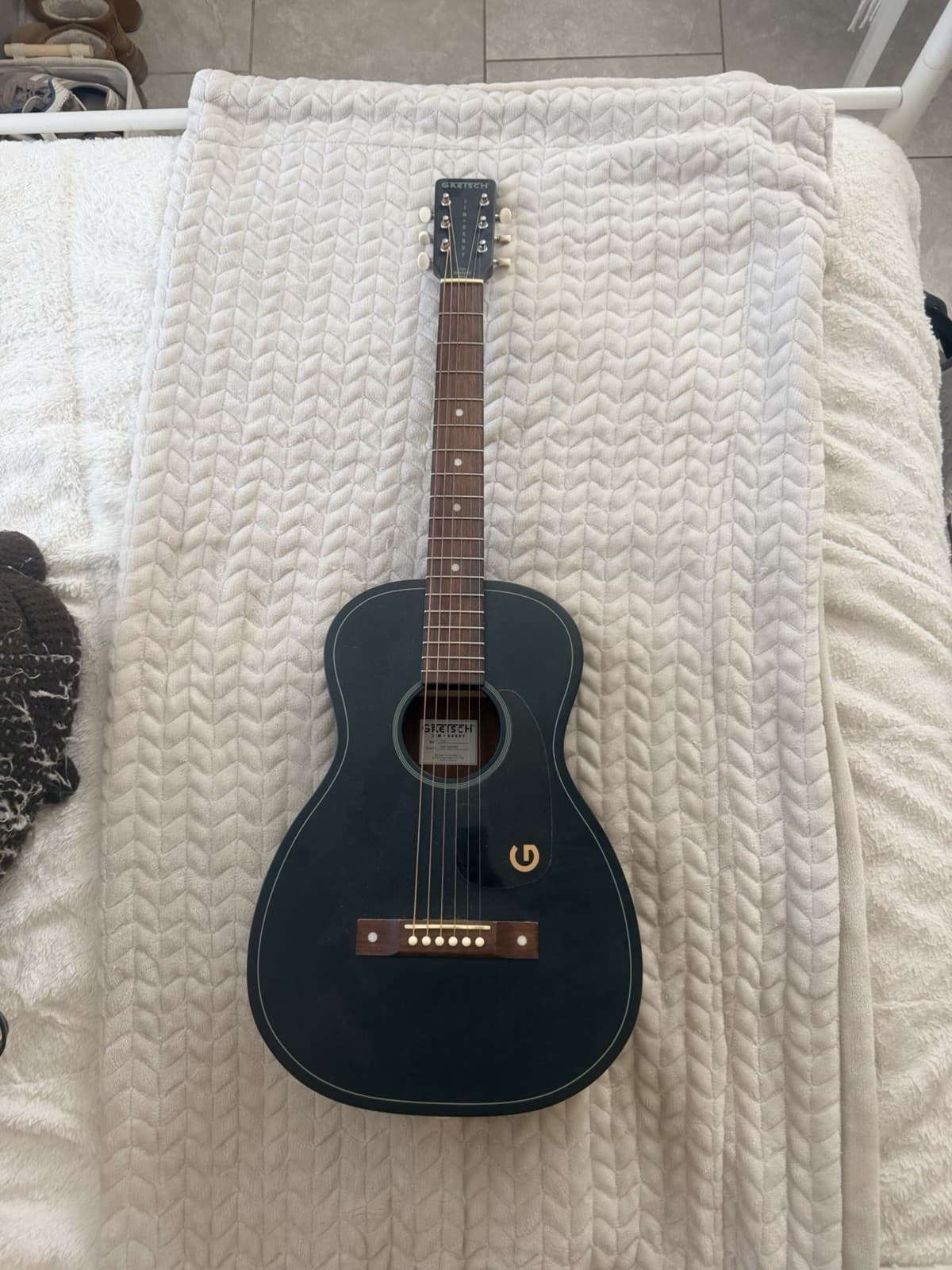 Gretsch Parlor 6-String Steel-String Acoustic Guitar Right-Handed Black