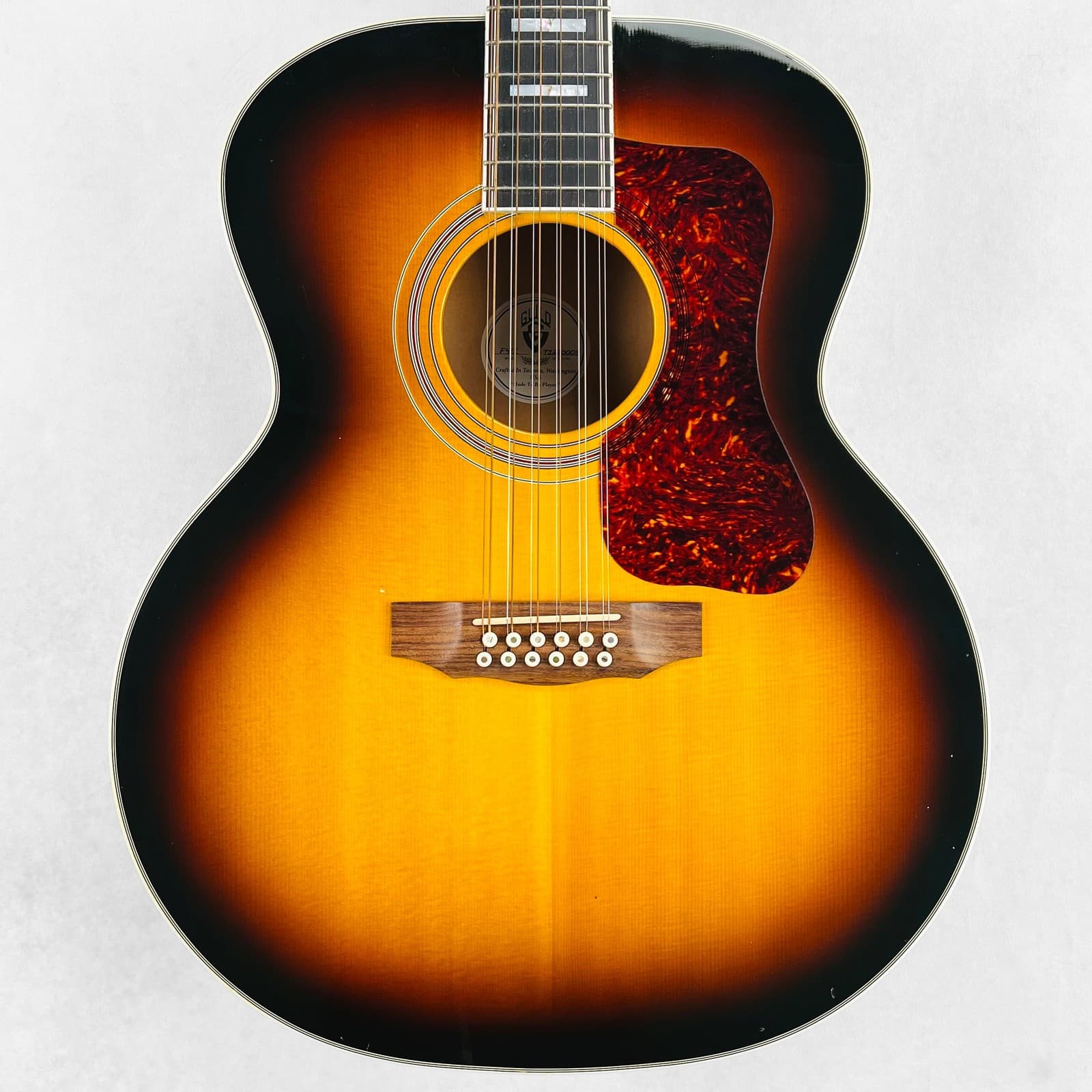 Guild F-412 12-String Jumbo Acoustic Guitar 2005 - Sunburst