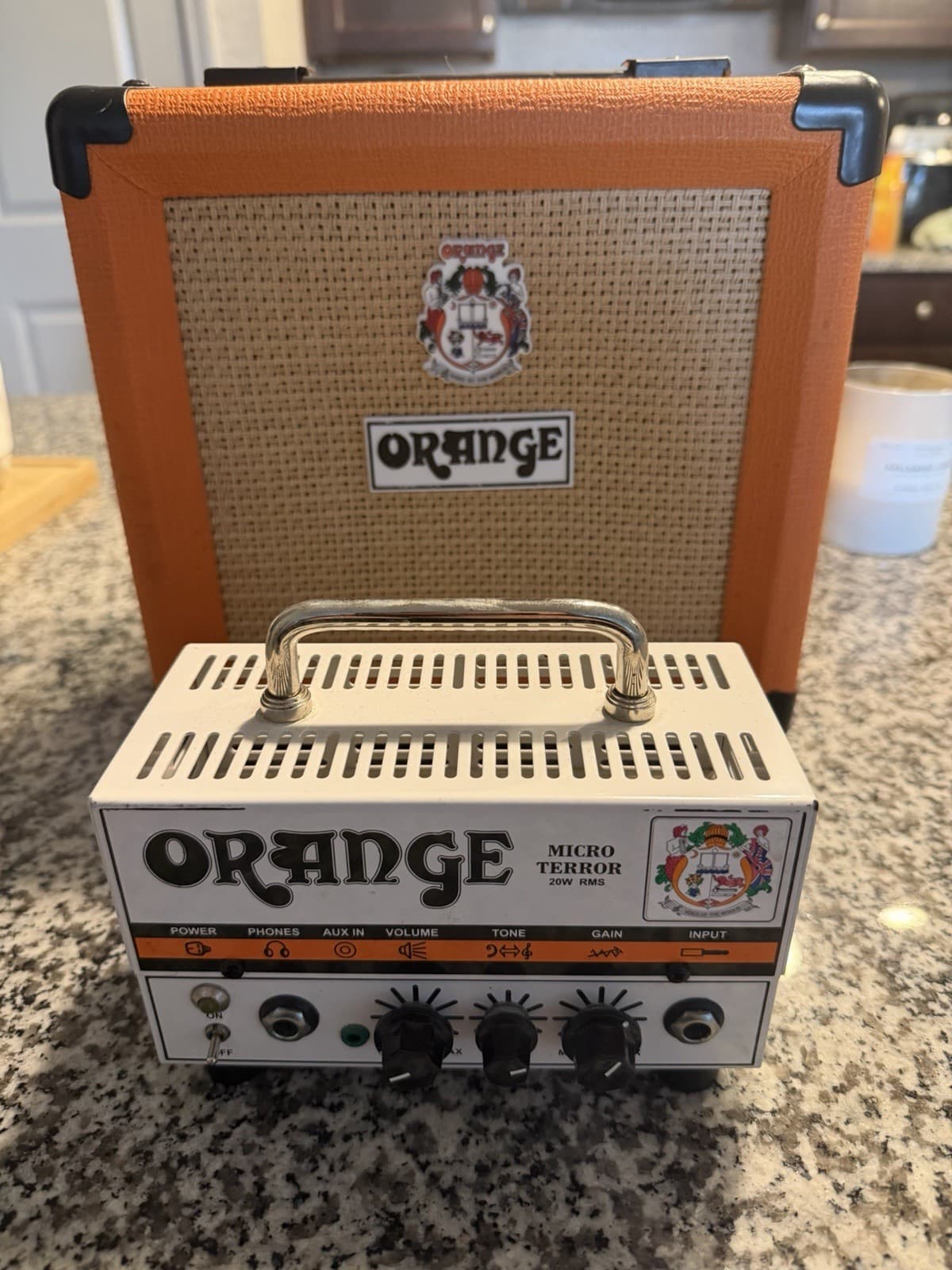 Orange Micro Terror 20-Watt Guitar Amp Head + Orange Cabinet! Free Shipping!