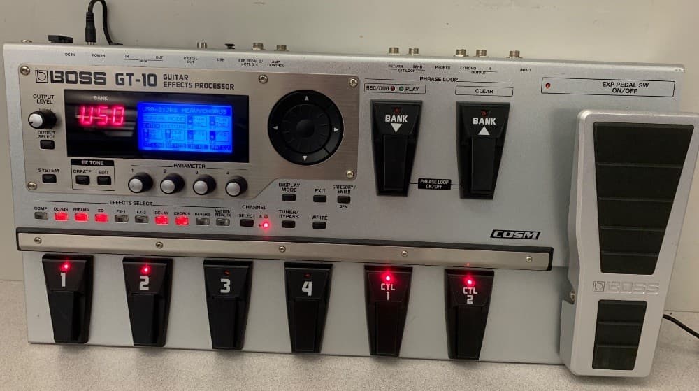 Vintage BOSS GT-10 Multi-Effects Processor Pedal w/Power adapter