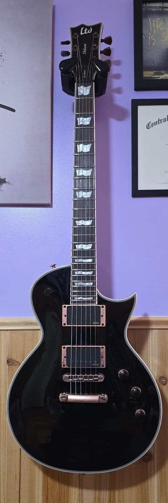 ESP LTD EC-1000S EMGs - Present - Black