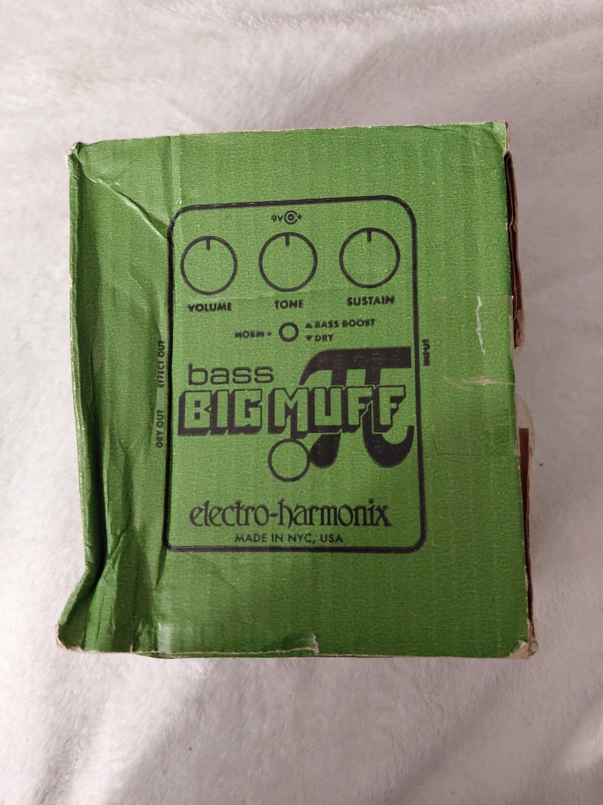 EHX Bass Big Muff Electro Harmonix Guitar Effects Pedal BOX ONLY