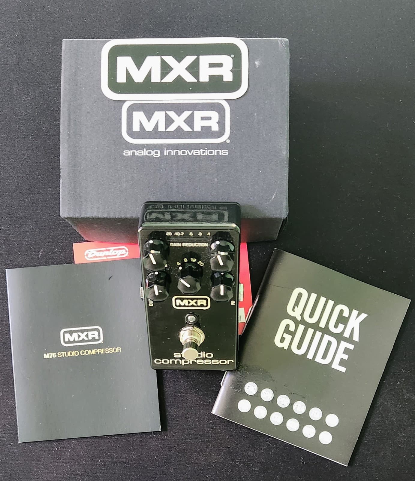 MXR Dunlop Studio Compressor M-76 Guitar Effect True Bypass M76 - Box included