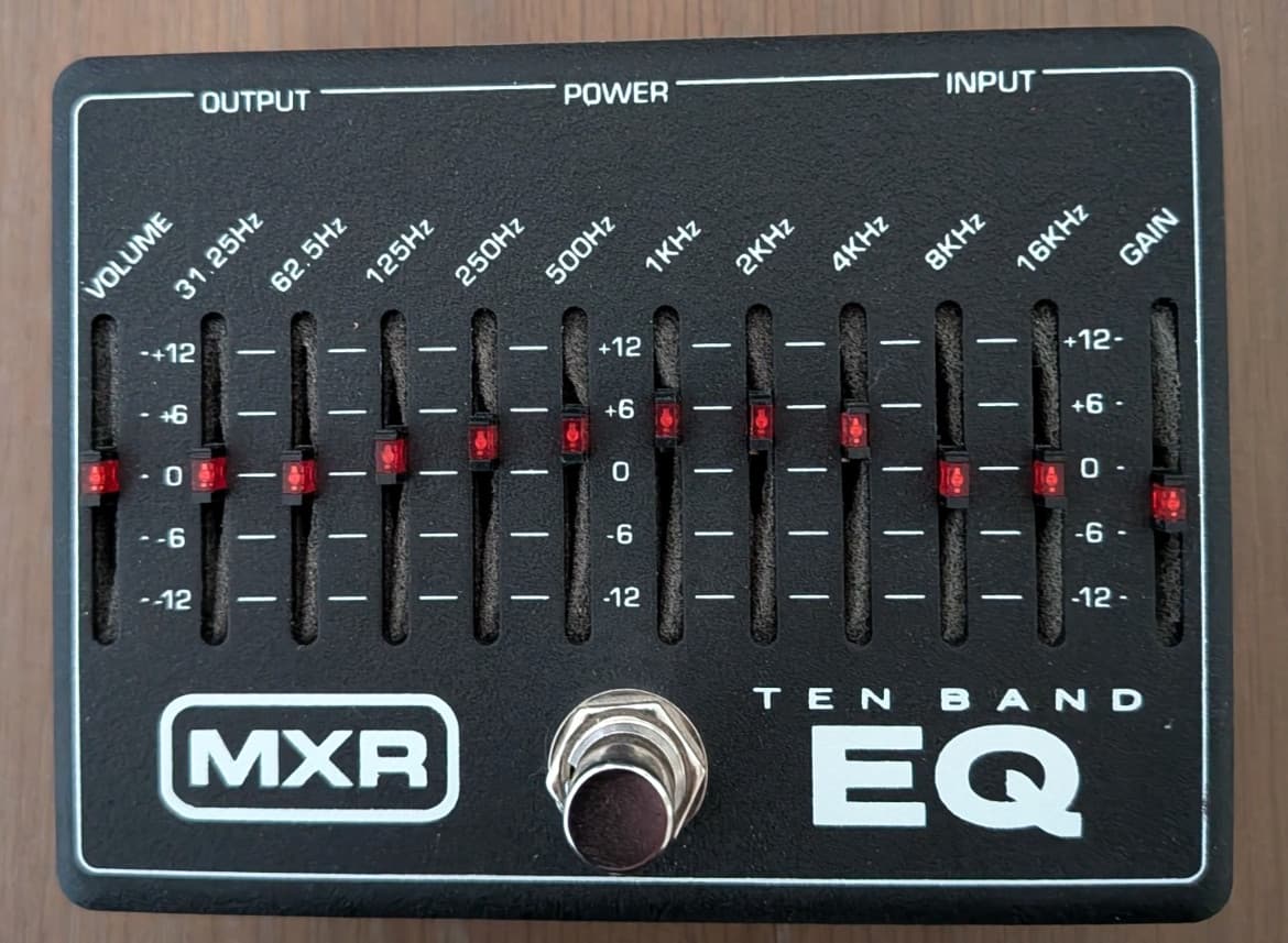 MXR 10-Band EQ Guitar Pedal w/ Box and Manuals