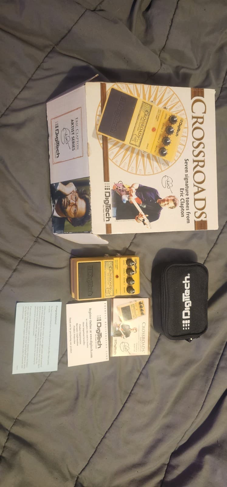 DigiTech Eric Clapton Crossroads Blues Guitar Pedal COMPLETE OPEN BOX