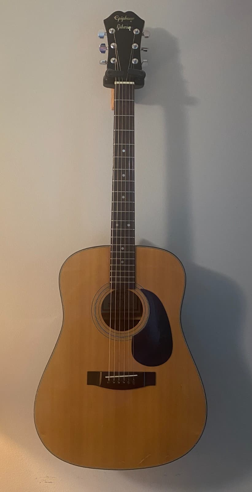 Epiphone by Gibson Acoustic Guitar 1988 with Locking Schaller Tuners! Player!