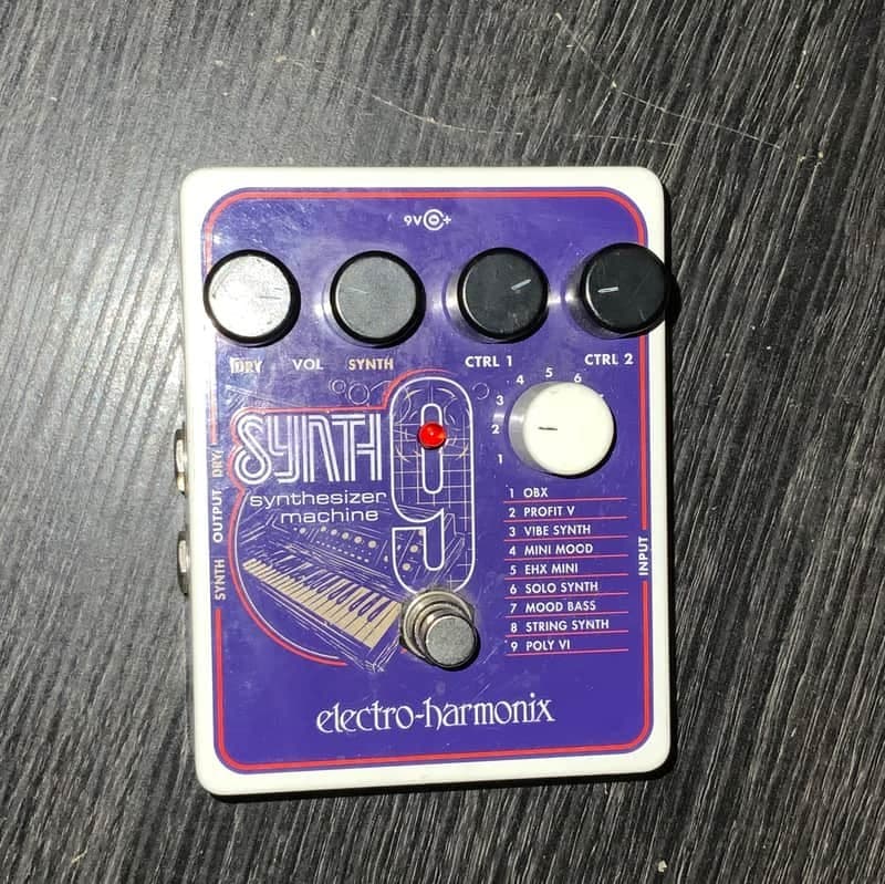 Electro-Harmonix SYNTH 9 Synthesizer Machine Guitar Effects Pedal
