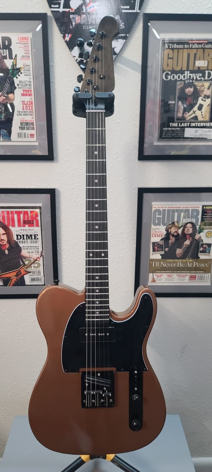 Telecaster Custom P90 & Distortion Pups, Black Hardware, Custom Partscaster!