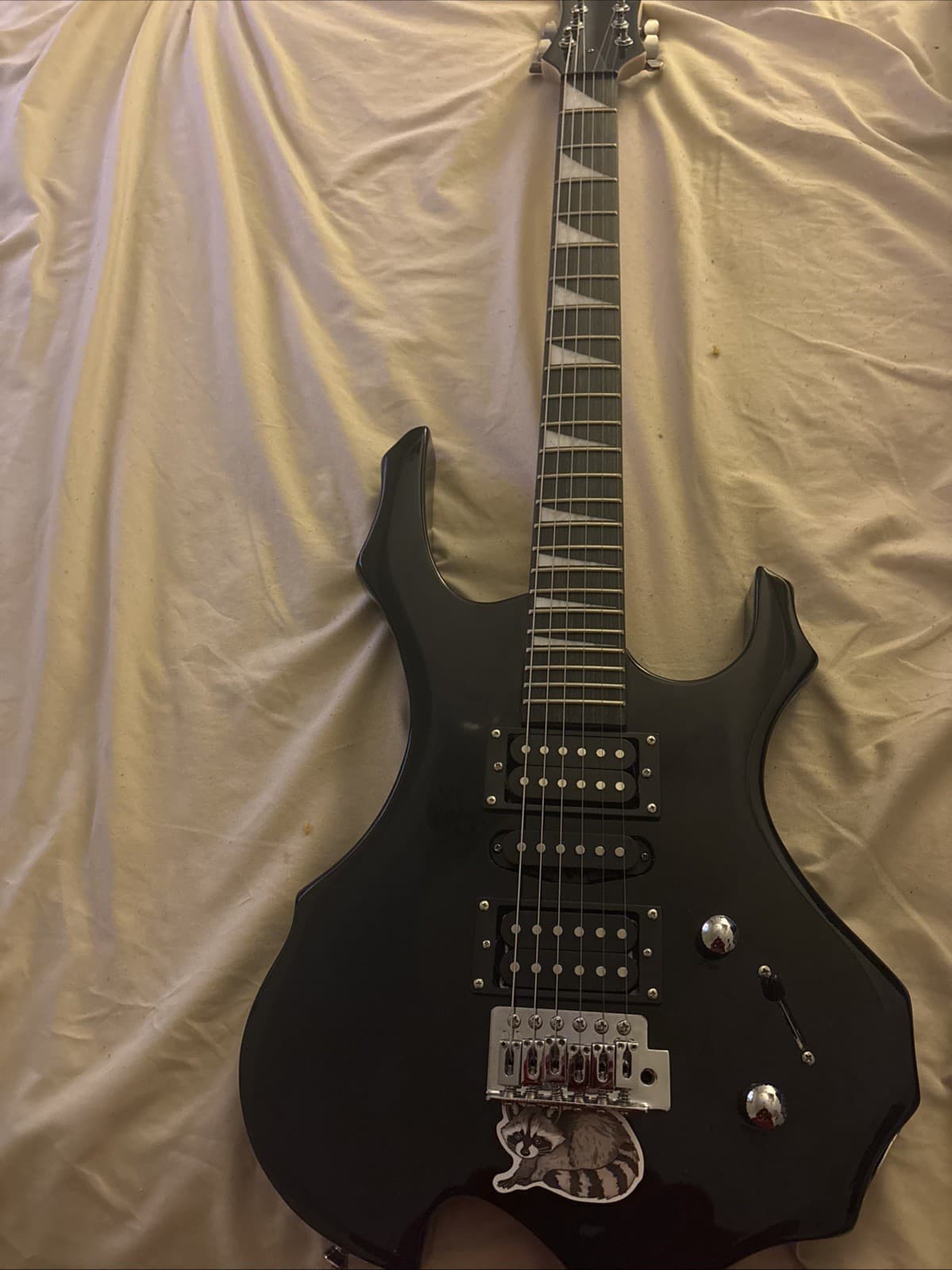 Explorer 6 String Black Explorer Electric Guitar Mahogany Body Gold Hardware